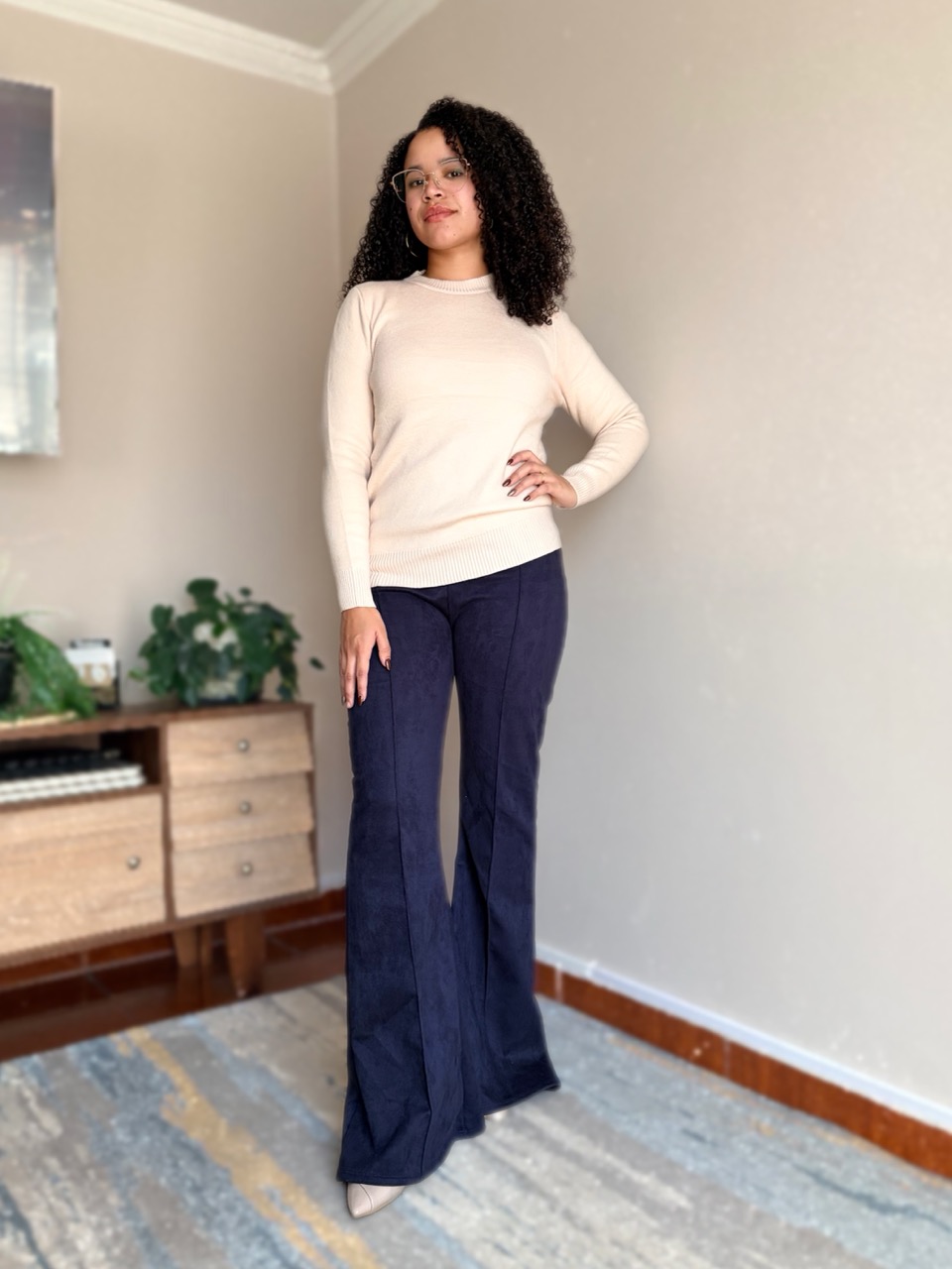 Pantalón de gamuza Olivia
